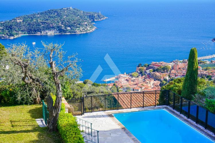 VILLA DOMAINE CASTELLET - VILLEFRANCHE-SUR-MER - VUE MER PANORAMIQUE