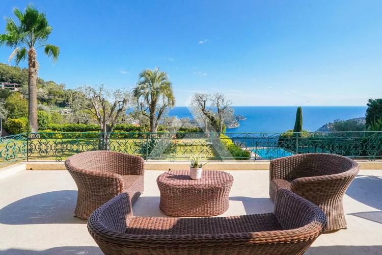 VILLA DOMAINE CASTELLET - VILLEFRANCHE-SUR-MER - VUE MER PANORAMIQUE