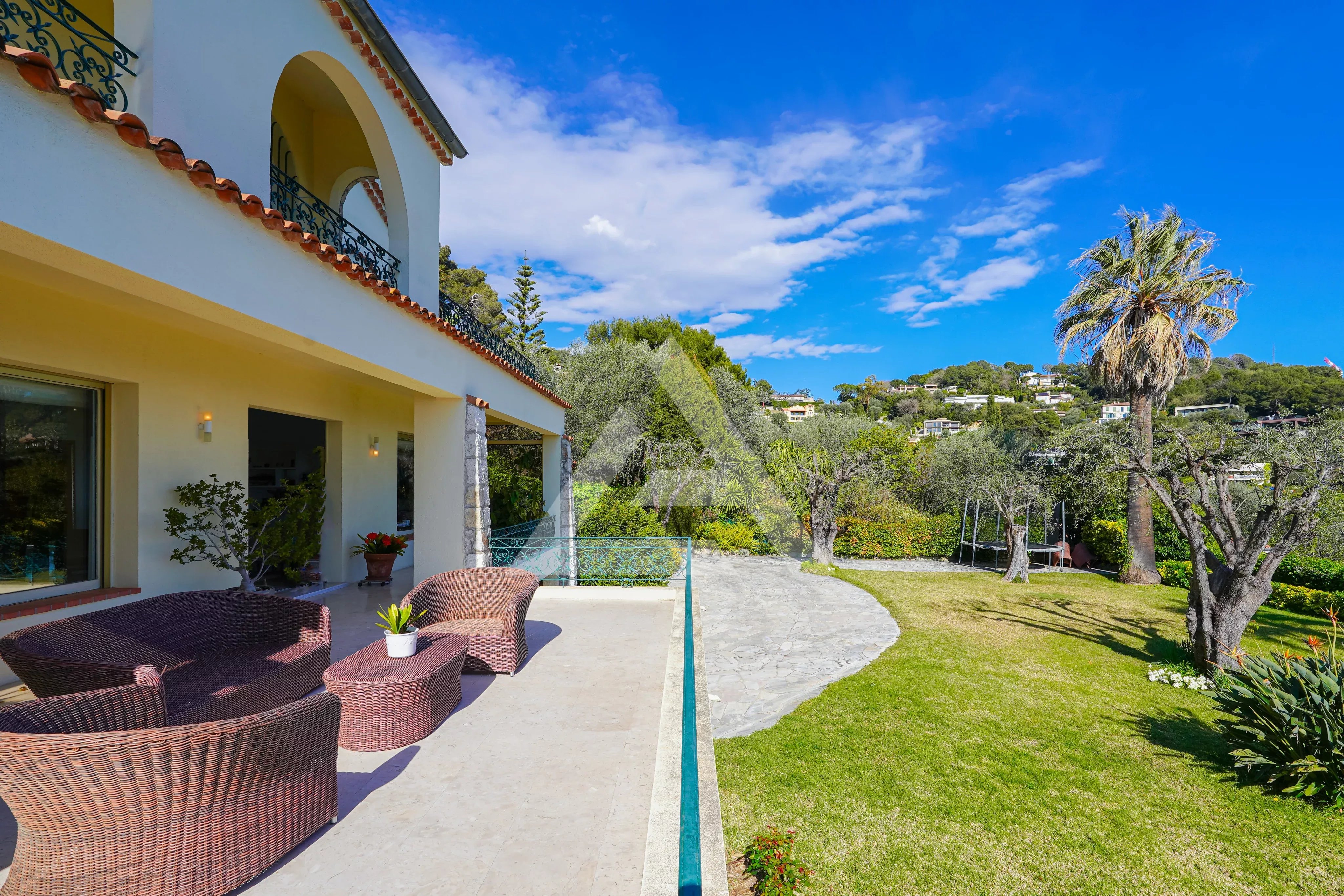 VILLA DOMAINE CASTELLET - VILLEFRANCHE-SUR-MER - VUE MER PANORAMIQUE
